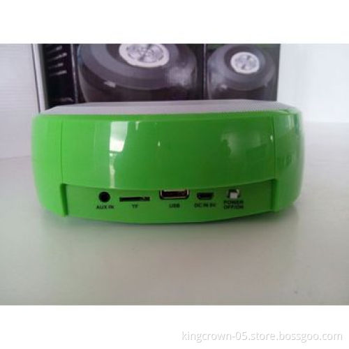 Stereo Bluetooth speaker with alarm, support TF/USB/AUX, free calling function